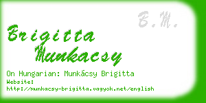brigitta munkacsy business card